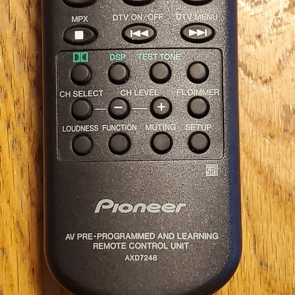 Genuine oem Pioneer remote control- Model AXD7248 - Picture 6 of 9